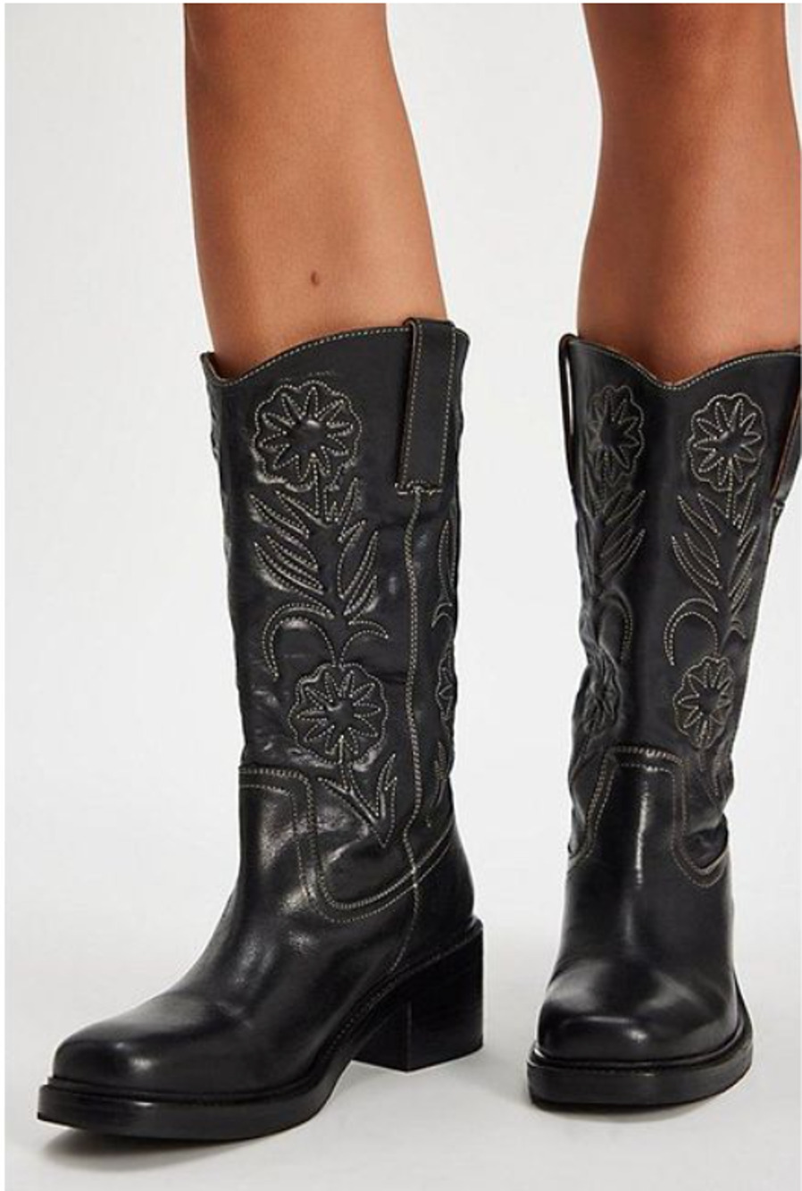 Frye for Free People Kate Deco Stitch Boots 9.5 NEW